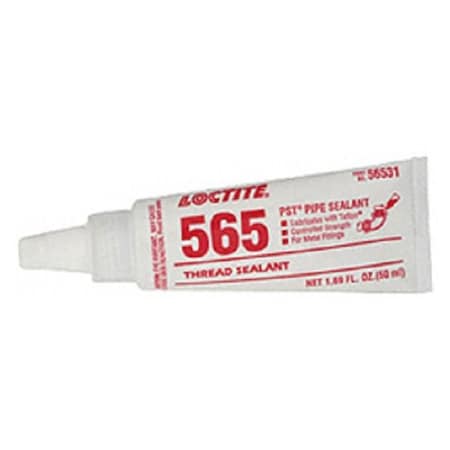 Henkel Thread Sealant; Industrial Grade; Tube; 50 Ml; Paste; Metal Pipe and Fitting 565 CTLD STRG 50ML IDH 88551